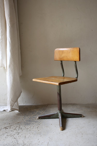 スクールデスク　子供椅子　　 フランスアンティーク / ブロカント / brocante / 店舗什器